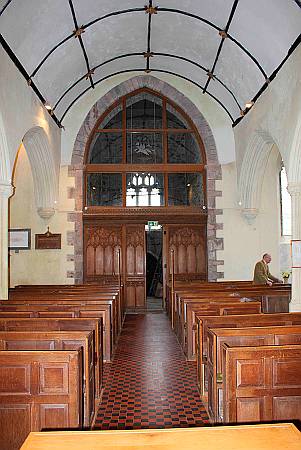 Cheriton Fitzpaine - The Nave looking West